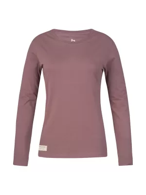 Tricou de damă cu mâneci lungi HANNAH ALERIN TRANDAFIR TAUPE