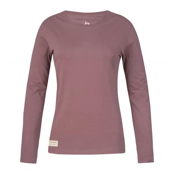 Tricou de damă cu mâneci lungi HANNAH ALERIN TRANDAFIR TAUPE 