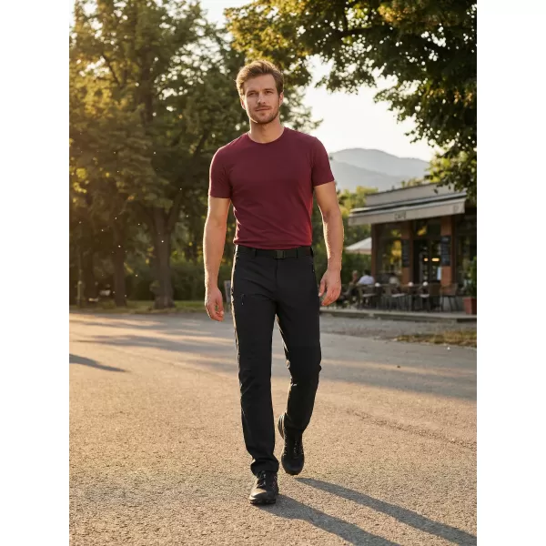  Pantaloni pentru bărbați ALTISPORT NoPrint NP/ALM6021NJ NEGRU/NEGRU 