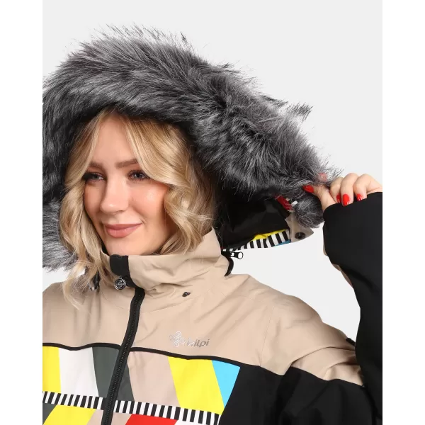  Jachetă de schi pentru femei KILPI CLAIR-W WL0107KI BEJ 