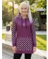 Hanorac prelungit funcțional pentru femei premium ALTISPORT VOJ/ALW048MI03 VIOLET