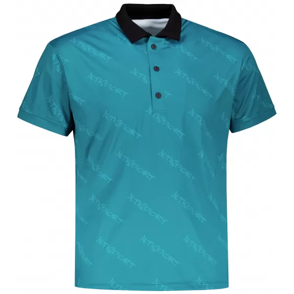  Tricou funcțional pentru bărbați cu guler premium ALTISPORT VOJ/ALM050TR05 KEROSENUL 