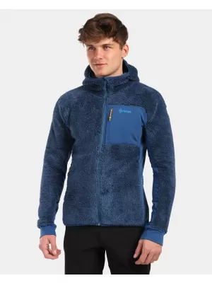 Hanorac pentru bărbați din fleece KILPI NORKA-M WM0204KI ALBASTRU ÎNCHIS
