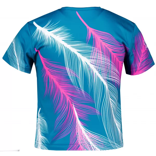  Tricou funcțional premium pentru copii ALTISPORT VOJ/ALK001TR01 BENZINĂ/ROZ 