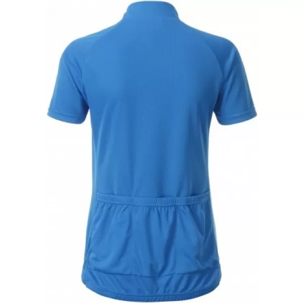  Tricou de ciclism pentru femei ALTISPORT NoPrint NP/ALW115NJ ALBASTRU STRĂLUCITOR 