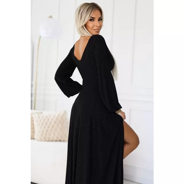 Rochie NUMOCO NELA 572-2 NEGRU 