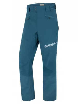 Pantaloni duriști pentru bărbați HUSKY KIPPE M TURCOAZ DECOLORAT