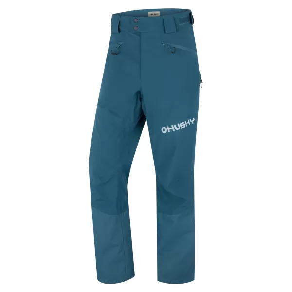  Pantaloni duriști pentru bărbați HUSKY KIPPE M TURCOAZ DECOLORAT 
