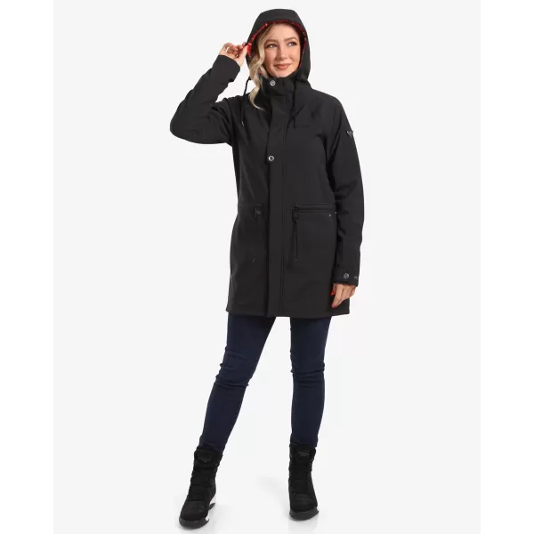  Palton softshell pentru femei KILPI LASIKA-W WL0136KI NEGRU 