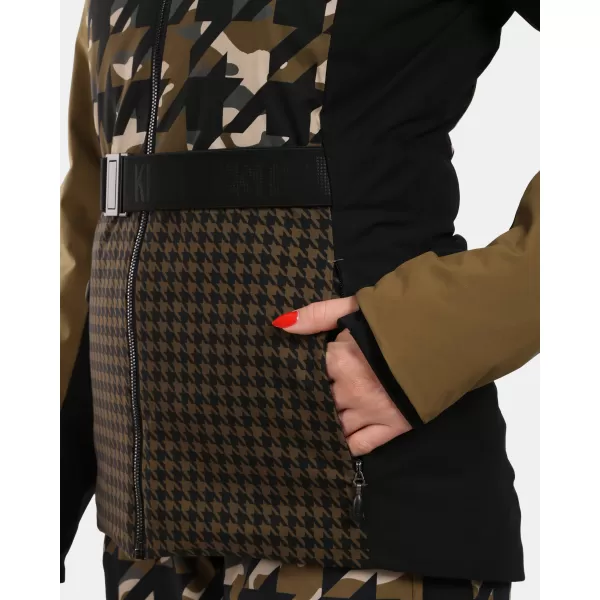  Jachetă de schi pentru femei KILPI CLAIR-W WL0107KI KAKI 