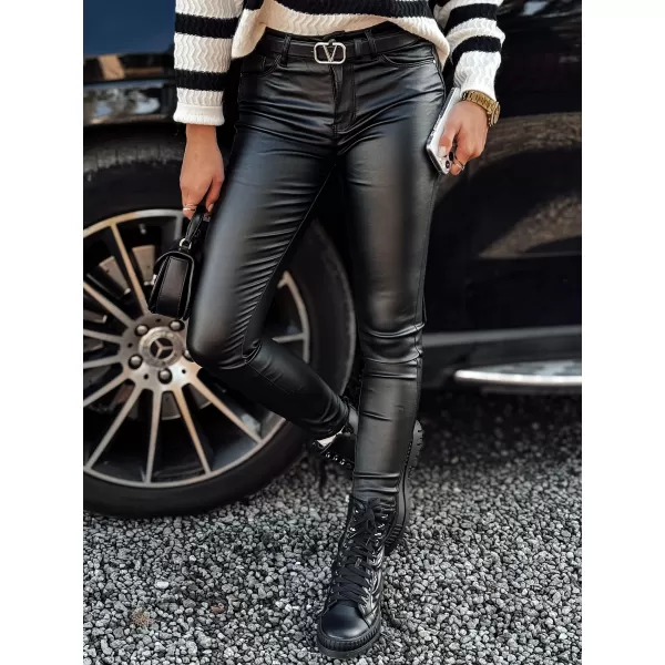 Pantalonii pentru doamne DSTREET GLOSSTEP UY2194 NEGRU 