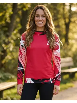 Hanorac funcțional premium pentru femei ALTISPORT VOJ/ALW039MI01 VIVA MAGENTA