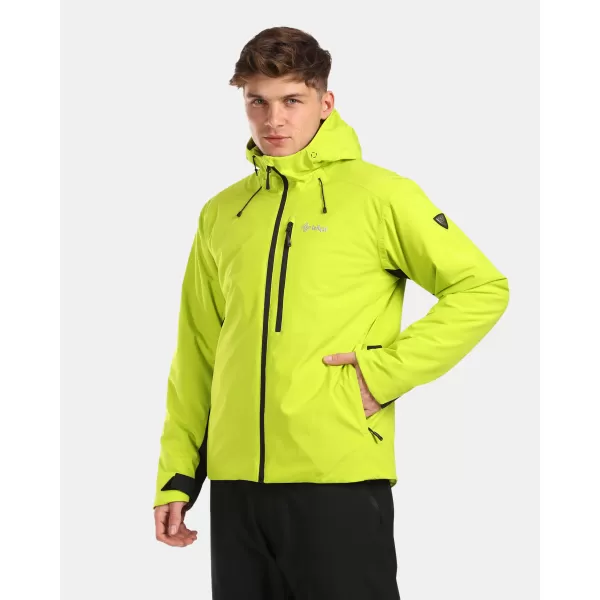  Jachetă de schi pentru bărbați KILPI TAMPA-M WM0112KI VERDE DESCHIS 