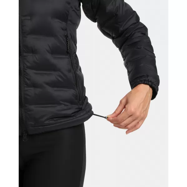  Jachetă de puf pentru femei KILPI ALBERTA-W WL0115KI NEGRU 