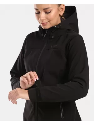 Jachetă softshell de damă KILPI RAVIA-W WL0129KI NEGRU