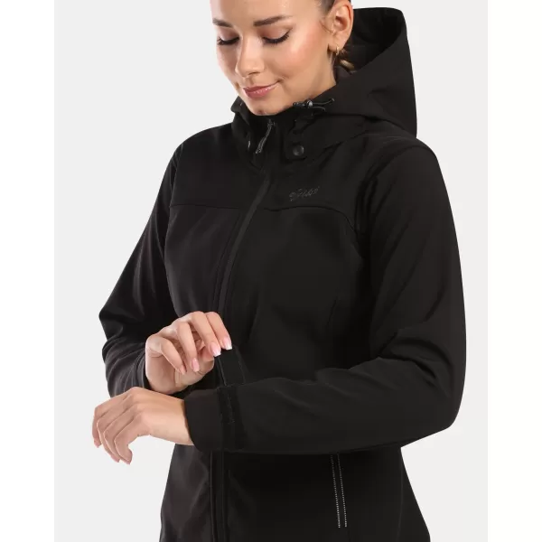  Jachetă softshell de damă KILPI RAVIA-W WL0129KI NEGRU 