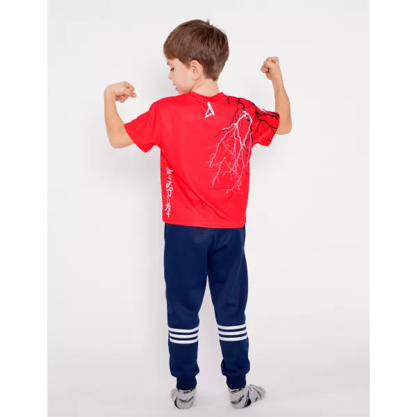  Tricou funcțional premium pentru copii ALTISPORT VOJ/ALK004TR01 ROŞU 