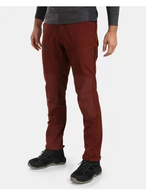 Pantaloni de exterior pentru bărbați KILPI VILLAIN-M WM0411KI ROȘU ÎNCHIS
