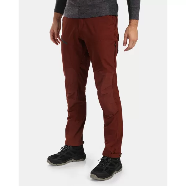  Pantaloni de exterior pentru bărbați KILPI VILLAIN-M WM0411KI ROȘU ÎNCHIS 