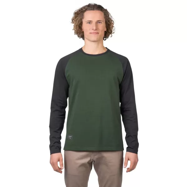  Tricou pentru bărbați cu mâneci lungi HANNAH ROKET COMBINAȚIE VERDE/ANTRACIT 