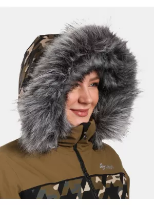 Jachetă de schi pentru femei KILPI CLAIR-W WL0107KI KAKI