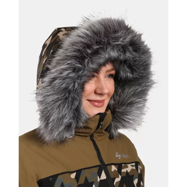  Jachetă de schi pentru femei KILPI CLAIR-W WL0107KI KAKI 
