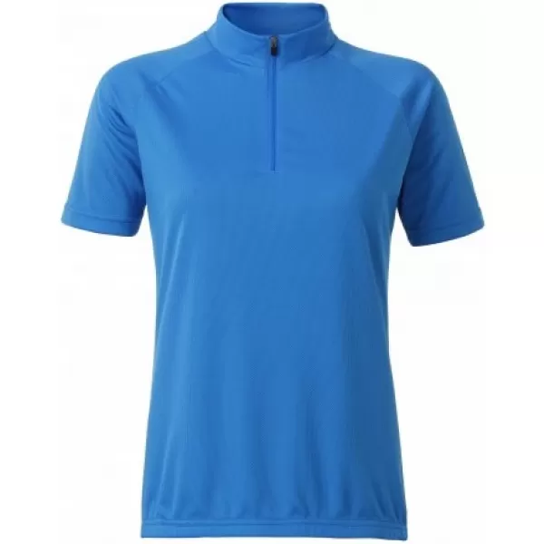  Tricou de ciclism pentru femei ALTISPORT NoPrint NP/ALW115NJ ALBASTRU STRĂLUCITOR 