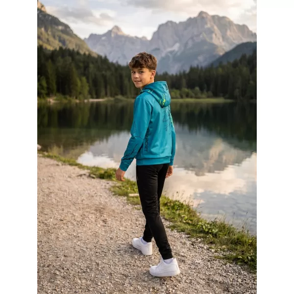  Hanorac funcțional premium pentru copii ALTISPORT VOJ/ALK004MI01 KEROSEN/GALBEN 