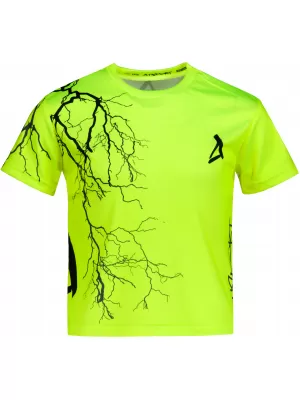 Tricou funcțional premium pentru copii ALTISPORT VOJ/ALK004TR01 GALBEN NEON