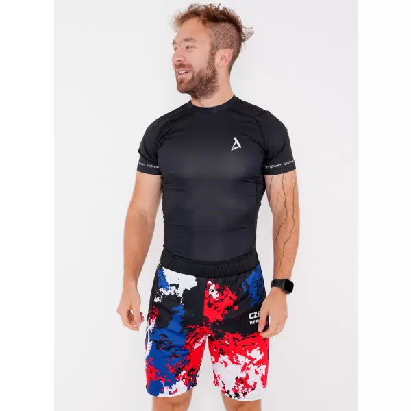  Pantaloni scurți funcționali premium pentru bărbați, fără buzunare ALTISPORT VOJ/ALM036KRA02 PETE 