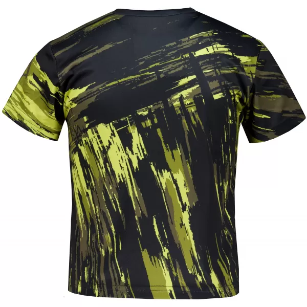  Tricou funcțional premium pentru copii ALTISPORT VOJ/ALK010TR01 NEGRU/ARMATĂ 