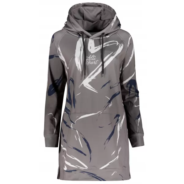  Hanorac prelungit funcțional pentru femei premium ALTISPORT VOJ/ALW049MI03 GRI 