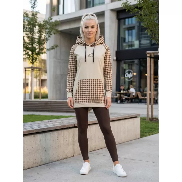  Hanorac prelungit funcțional pentru femei premium ALTISPORT VOJ/ALW048MI03 MARO 