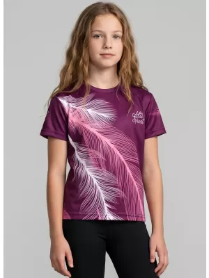 Tricou funcțional premium pentru copii ALTISPORT VOJ/ALK001TR01 FUCSIE