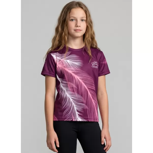  Tricou funcțional premium pentru copii ALTISPORT VOJ/ALK001TR01 FUCSIE 