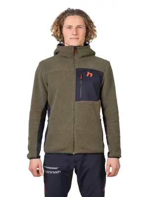 Hanorac pentru bărbați HANNAH KODIAK HOODY VERDE IEDERA/ANTRACIT