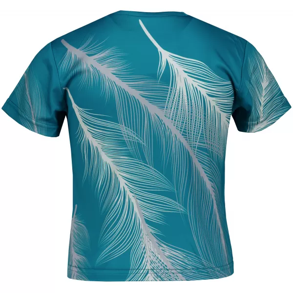  Tricou funcțional premium pentru copii ALTISPORT VOJ/ALK001TR01 SMARALD/GRI 