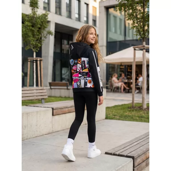  Hanorac funcțional premium pentru copii ALTISPORT VOJ/ALK041MI01 NEGRU 