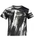 Tricou funcțional premium pentru copii ALTISPORT VOJ/ALK010TR01 ALB-NEGRU