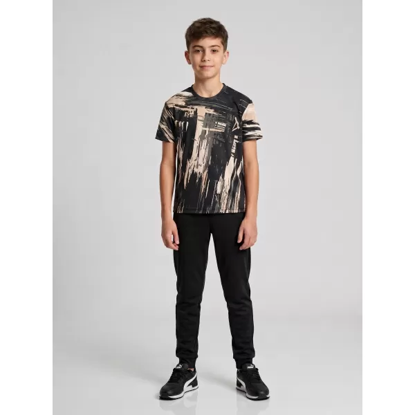  Tricou funcțional premium pentru copii ALTISPORT VOJ/ALK010TR01 NEGRU/MARO 