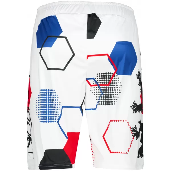  Pantaloni scurți funcționali premium pentru bărbați, fără buzunare ALTISPORT VOJ/ALM036KRA02 HEXA ALB 