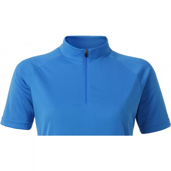 Tricou de ciclism pentru femei ALTISPORT NoPrint NP/ALW115NJ ALBASTRU STRĂLUCITOR 