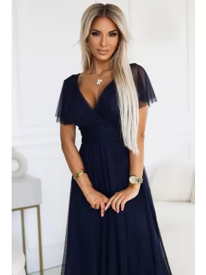 Rochie NUMOCO NASTIA 562-1 SEA -BLUE