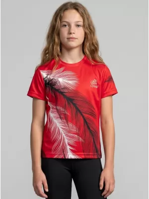 Tricou funcțional premium pentru copii ALTISPORT VOJ/ALK001TR01 ROŞU