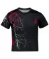 Tricou funcțional premium pentru copii ALTISPORT VOJ/ALK004TR01 NEGRU/ROSU