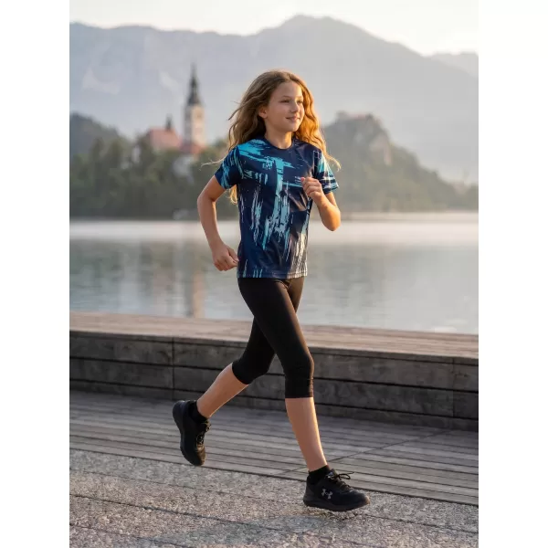  Tricou funcțional premium pentru copii ALTISPORT VOJ/ALK010TR01 ALBASTRU REGAL 