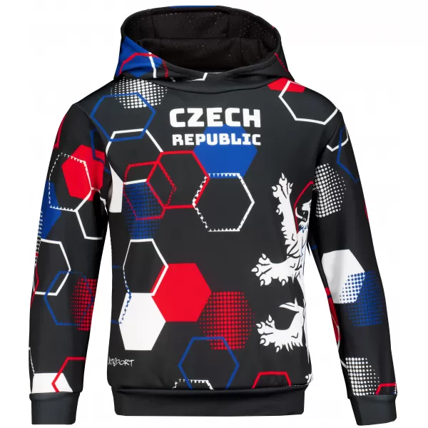  Hanorac funcțional premium pentru copii ALTISPORT VOJ/ALK036MI01 NEGRU 