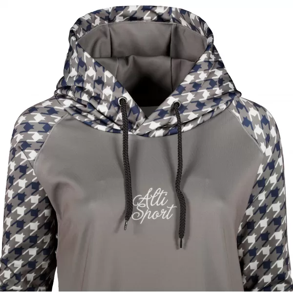  Hanorac prelungit funcțional pentru femei premium ALTISPORT VOJ/ALW048MI03 GRI 
