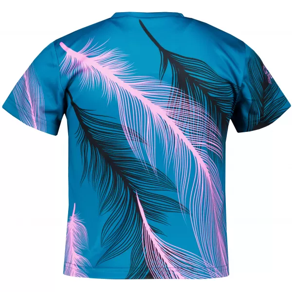  Tricou funcțional premium pentru copii ALTISPORT VOJ/ALK001TR01 BENZINĂ/ROZ DESCHIS 