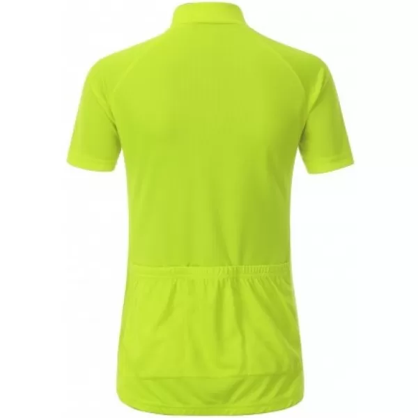  Tricou de ciclism pentru femei ALTISPORT NoPrint NP/ALW115NJ GALBEN STRĂLUCITOR 